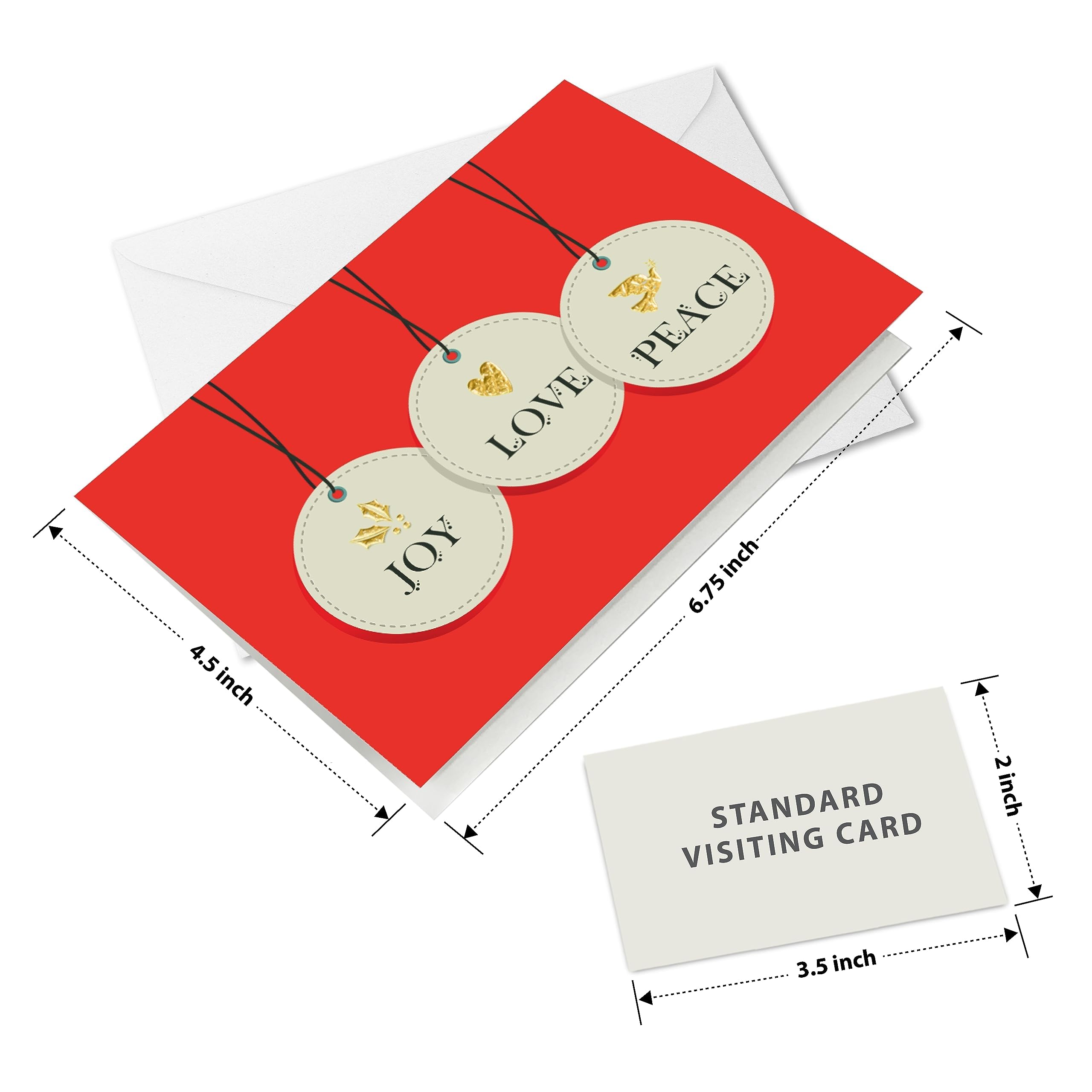 Amazon | easykart Label 54 Joy Love & Peace クリスマス